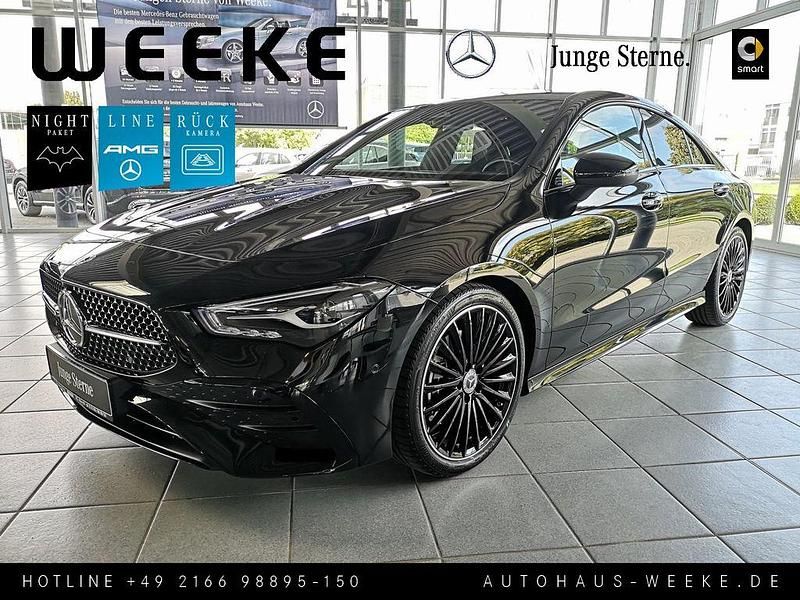 Schwarz Gebraucht 2024 Mercedes CLA200 AMG Coupé | 36.978 € (Fairer Preis) - Bild 1/4