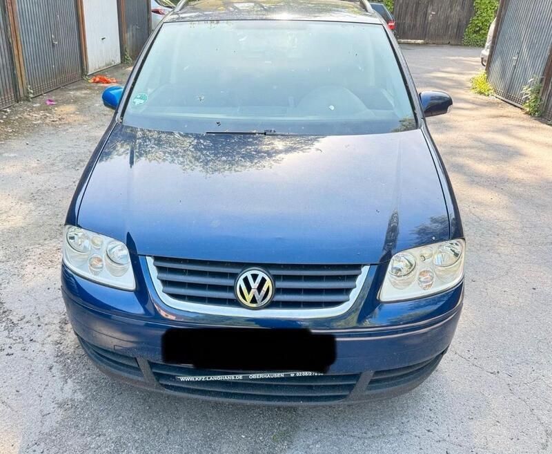 Blau Gebraucht 2004 VW Touran Van / Kleinbus | 1.350 € (Superpreis) - Bild 1/4