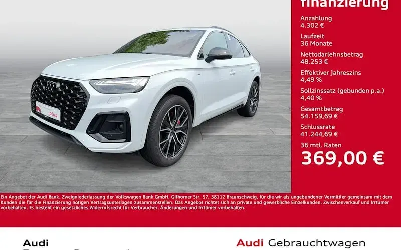 Gebraucht Audi Q5 Sportback S-Line 265 PS (194 kW) 2025 Weiß SUV