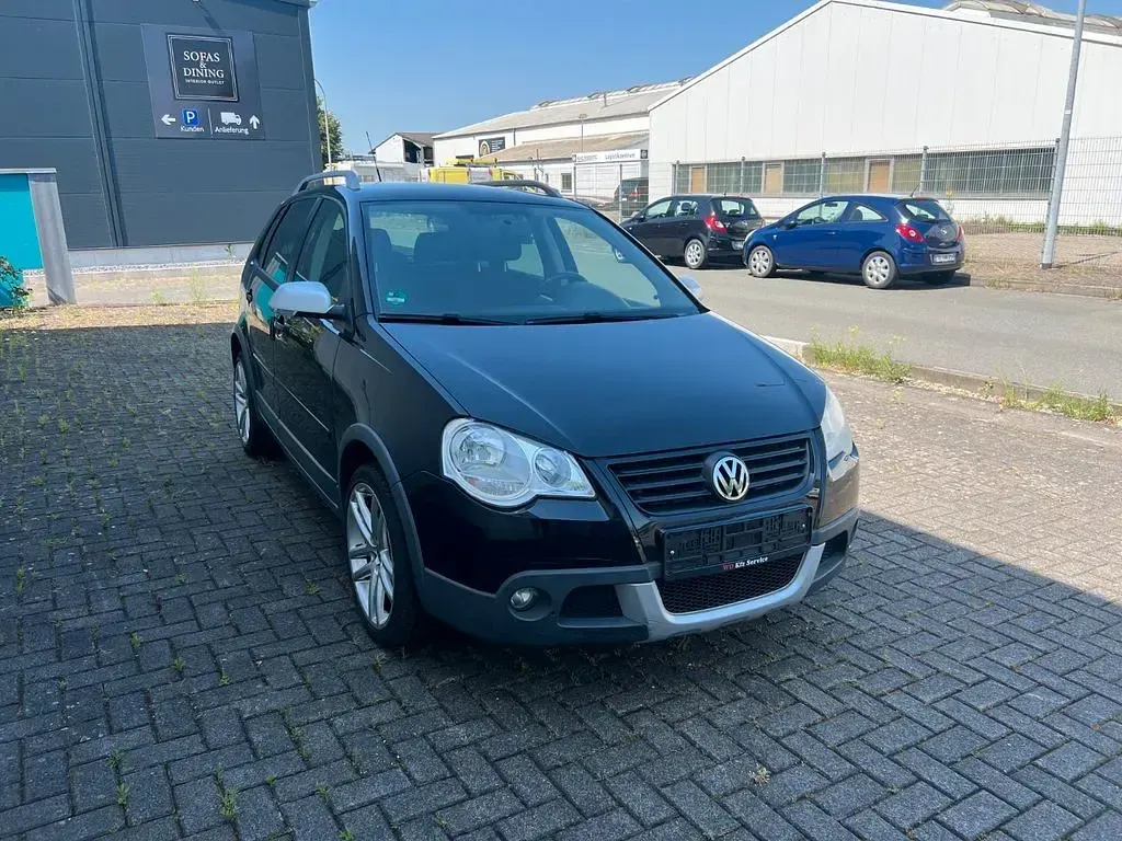 Gebraucht VW Polo Cross 80 PS (58 kW) 2007 Schwarz Kleinwagen