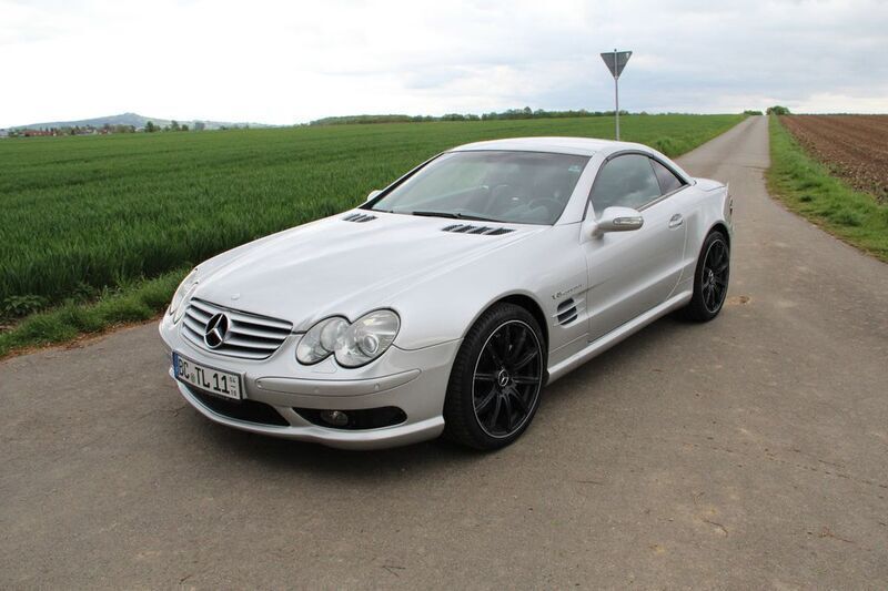 Silber Gebraucht 2003 Mercedes SL55 AMG AMG Cabrio | 26.900 € (Guter Preis) - Bild 1/4