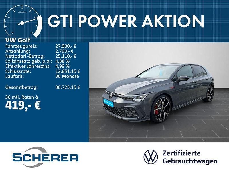 Gebraucht VW Golf VIII GTI 245 PS (180 kW) 2022 Delfingrau metallic (metallic) Limousine