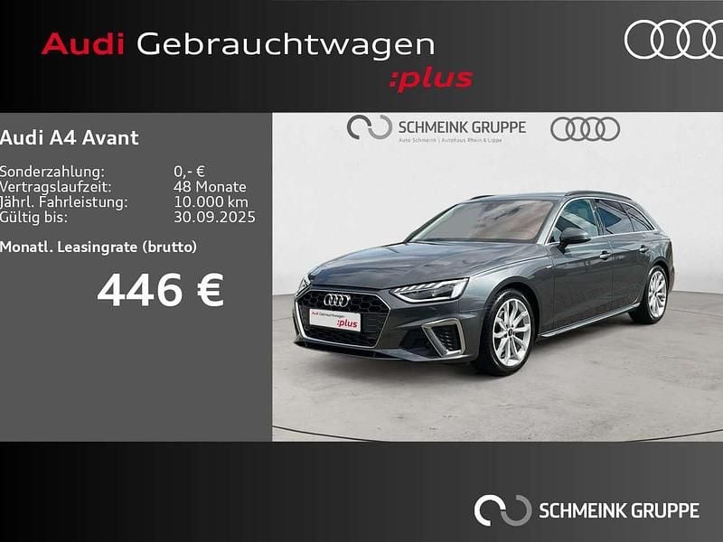 Daytonagrau perleffekt Gebraucht 2024 Audi A4 S-Line Kombi | 40.480 € (Teuer) - Bild 1/3