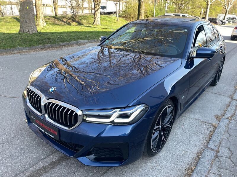 Phytonicblau metallic Gebraucht 2022 BMW 530 M Sport Limousine | 41.900 € (Fairer Preis) - Bild 1/4