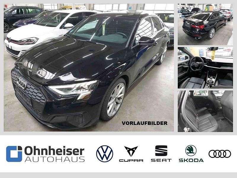 Brillantschwarz Gebraucht 2024 Audi A3 S-Line Limousine | 30.850 € (Superpreis) - Bild 1/4