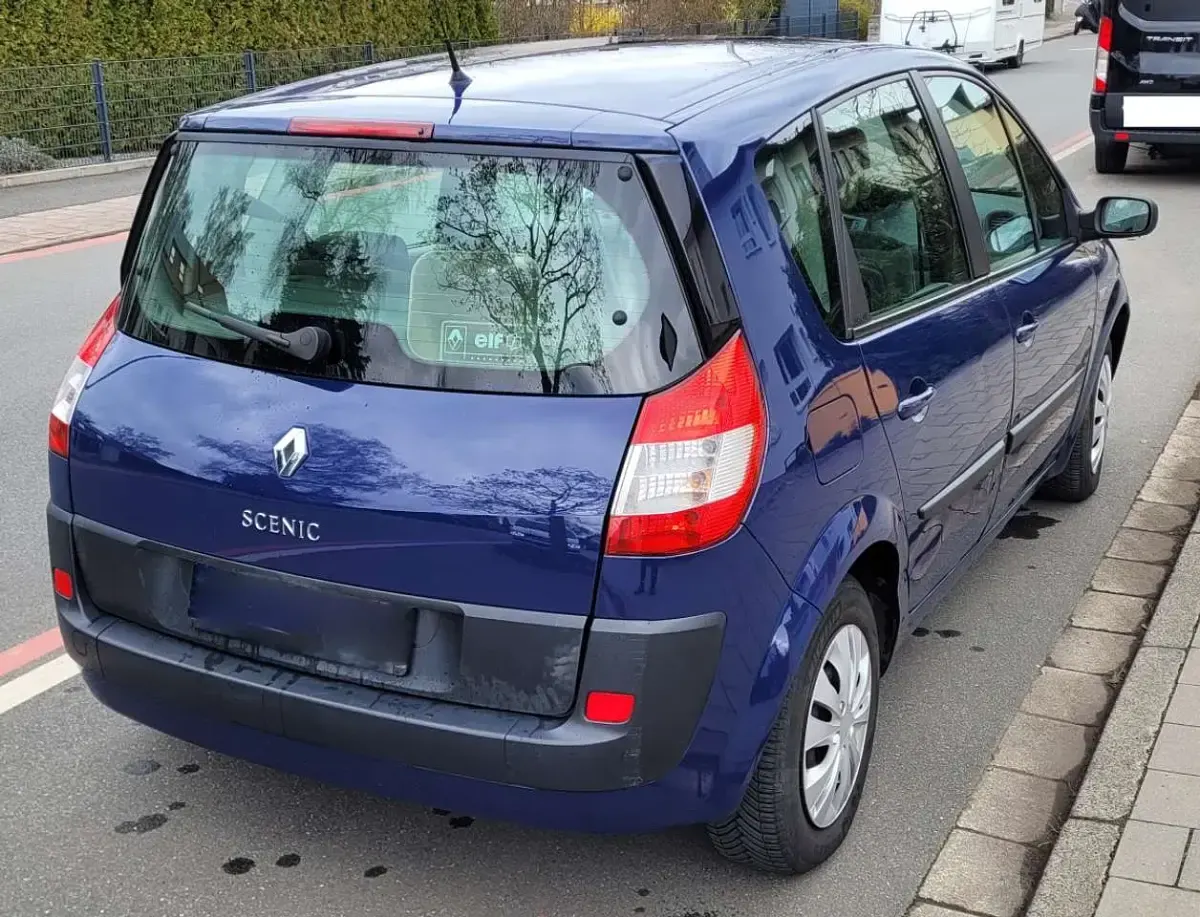 Gebraucht Renault Scénic II Avantage 113 PS (83 kW) 2005 Blau Van / Kleinbus