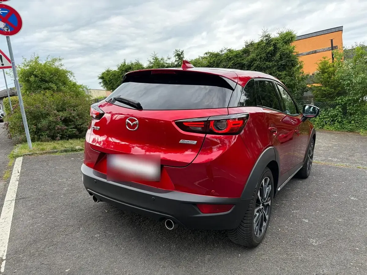 Gebraucht Mazda CX-3 Sports-Line 121 PS (88 kW) 2018 Rot SUV