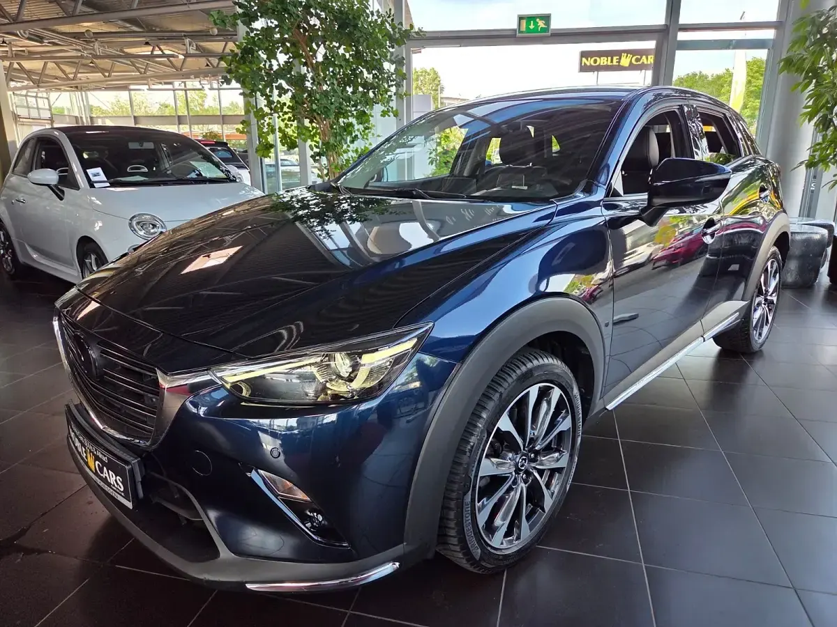Gebraucht Mazda CX-3 Sports-Line 150 PS (110 kW) 2019 Deep crystal blue (metallic) SUV
