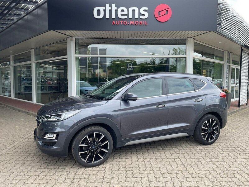 Grau Gebraucht 2020 Hyundai Tucson Premium SUV | 19.980 € (Guter Preis) - Bild 1/4