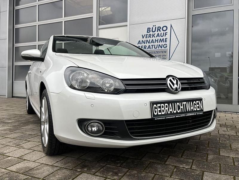 Gebraucht VW Golf Cabriolet Life 140 PS (102 kW) 2014 Weiß Cabrio