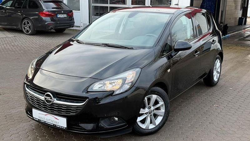 Schwarz Gebraucht 2017 Opel Corsa Limousine | 6.990 € (Fairer Preis) - Bild 1/4