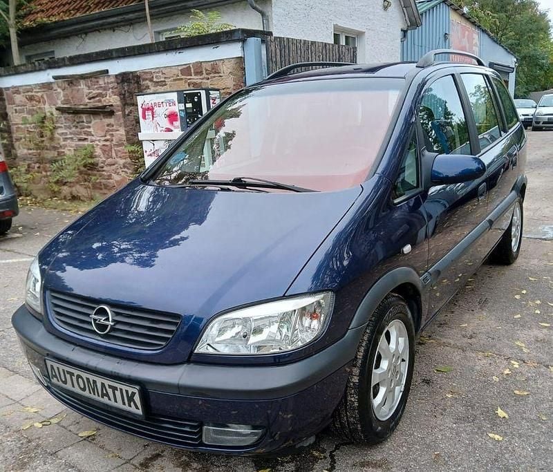 Blau Gebraucht 2001 Opel Zafira Elegance Van / Kleinbus | 3.999 € (Teuer) - Bild 1/4