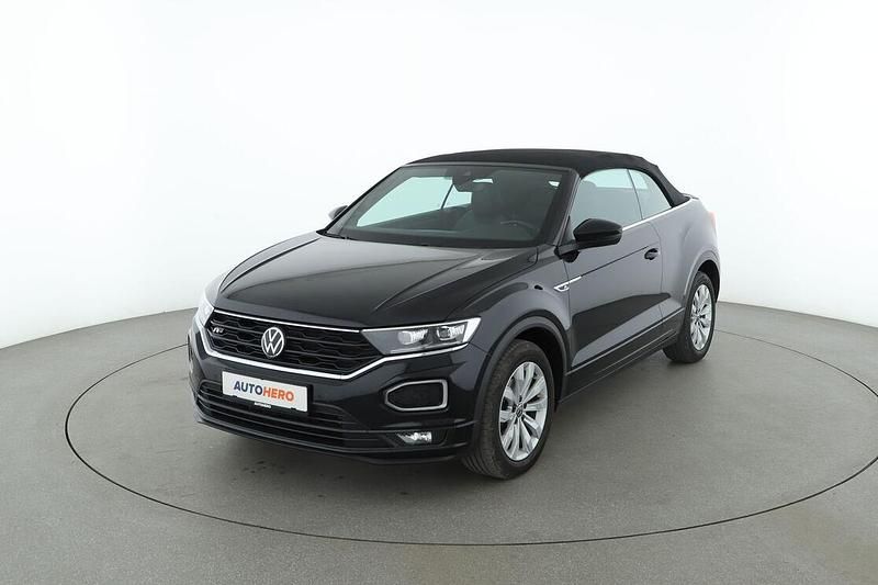 Schwarz Gebraucht 2021 VW T-Roc Cabriolet R-line Cabrio | 25.210 € (Fairer Preis) - Bild 1/3