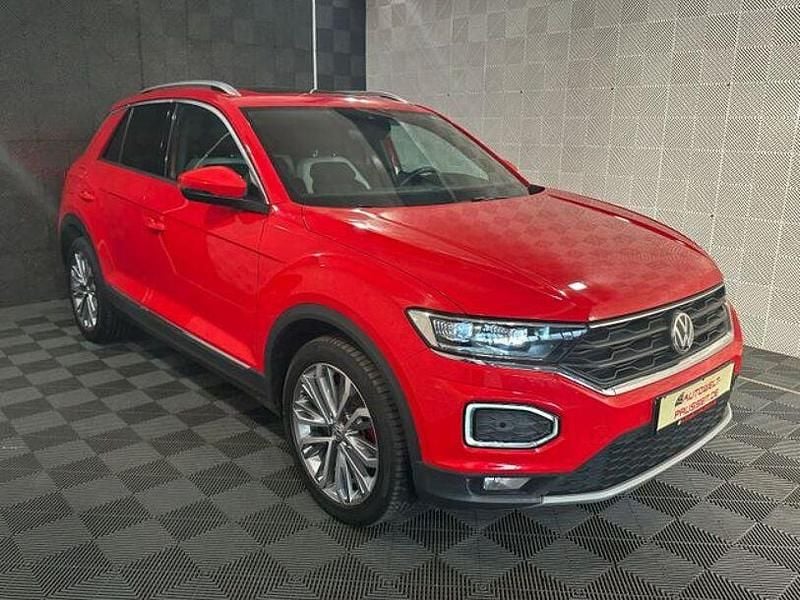 Rot Gebraucht 2018 VW T-Roc Sportline SUV | 20.970 € (Guter Preis) - Bild 1/4