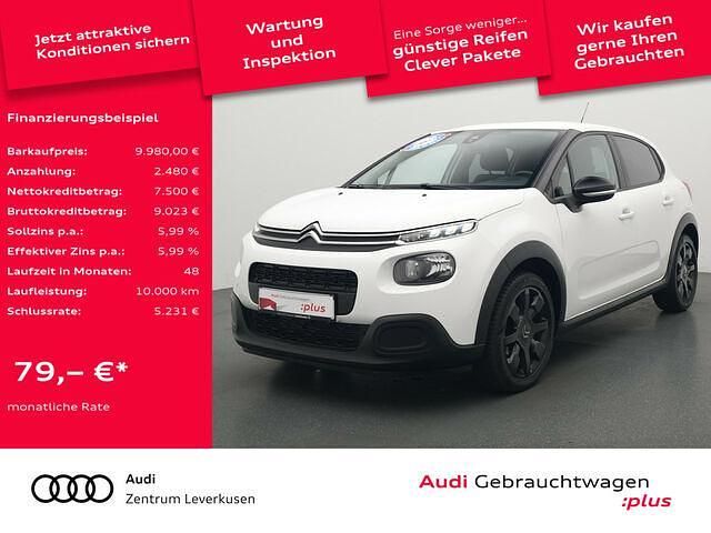 Gebraucht Citroën C3 Feel 68 PS (50 kW) 2018 Polarweiss Kleinwagen
