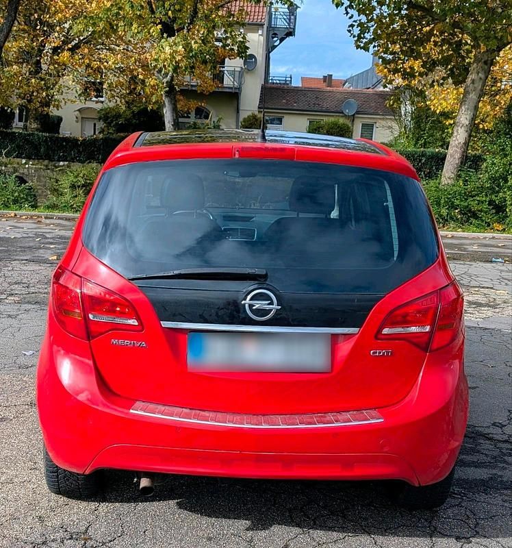 Gebraucht Opel Meriva 101 PS (74 kW) 2011 Rot Van / Kleinbus