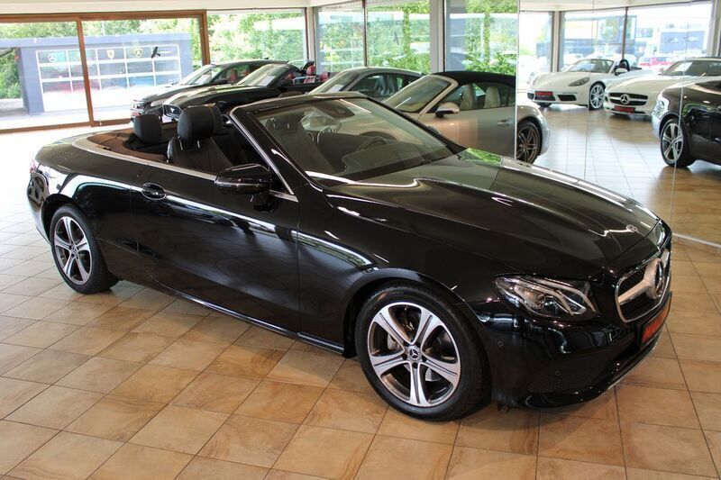 Schwarz Gebraucht 2018 Mercedes E220 Cabrio | 34.800 € (Fairer Preis) - Bild 1/4