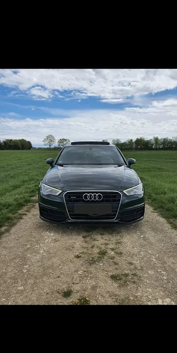 Używany Audi A3 S-Line 184 KM (135 kW) 2014 Zielony Sedan/Limuzyna