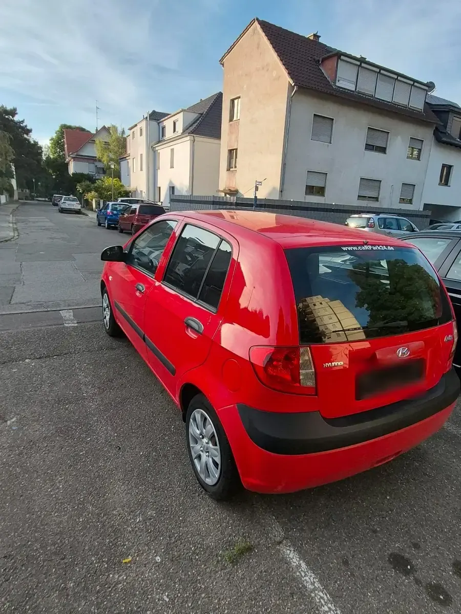 Gebraucht Hyundai Getz 67 PS (49 kW) 2008 Rot Kleinwagen