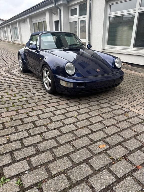 Blau Gebraucht 1990 Porsche 964 Basis Cabrio | 39.500 € - Bild 1/4