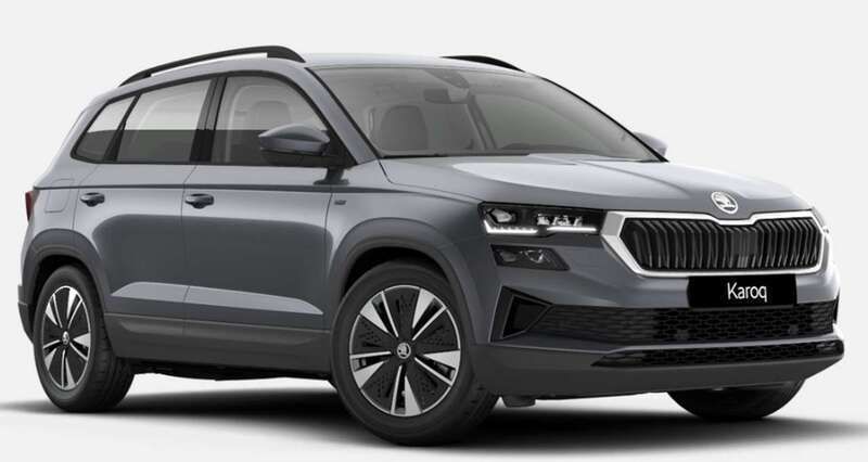 Grau (graphitegrau metallic) Neu 2025 Skoda Karoq Tour SUV | 33.900 € (Guter Preis) - Bild 1/3