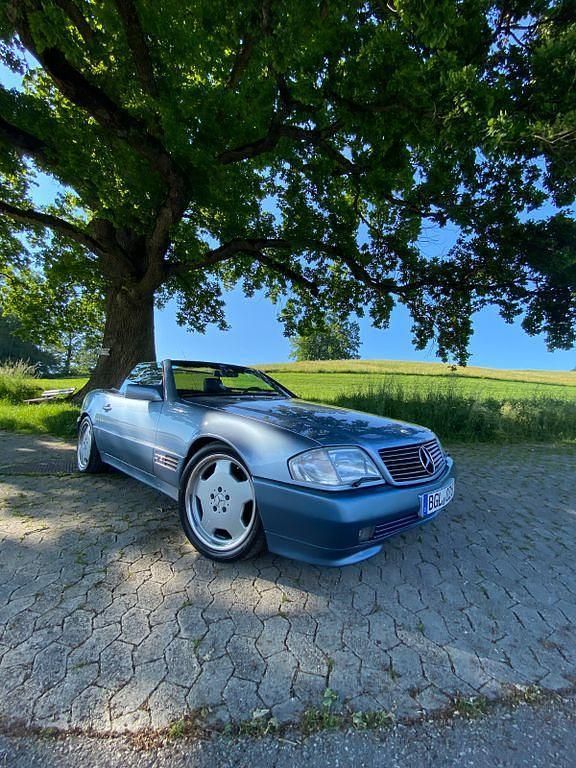 Blau Gebraucht 1995 Mercedes SL600 Cabrio | 38.999 € - Bild 1/4