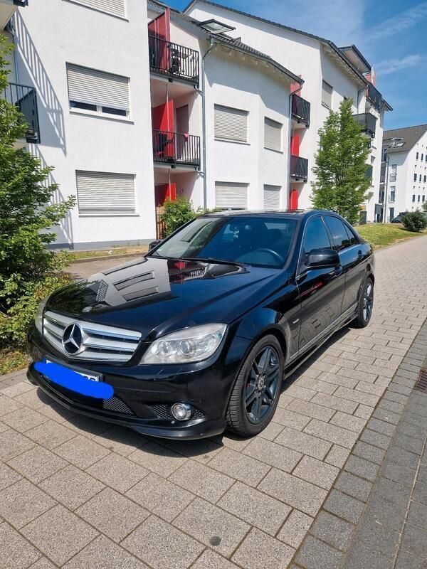 Schwarz Gebraucht 2008 Mercedes C320 Limousine | 7.199 € (Teuer) - Bild 1/4