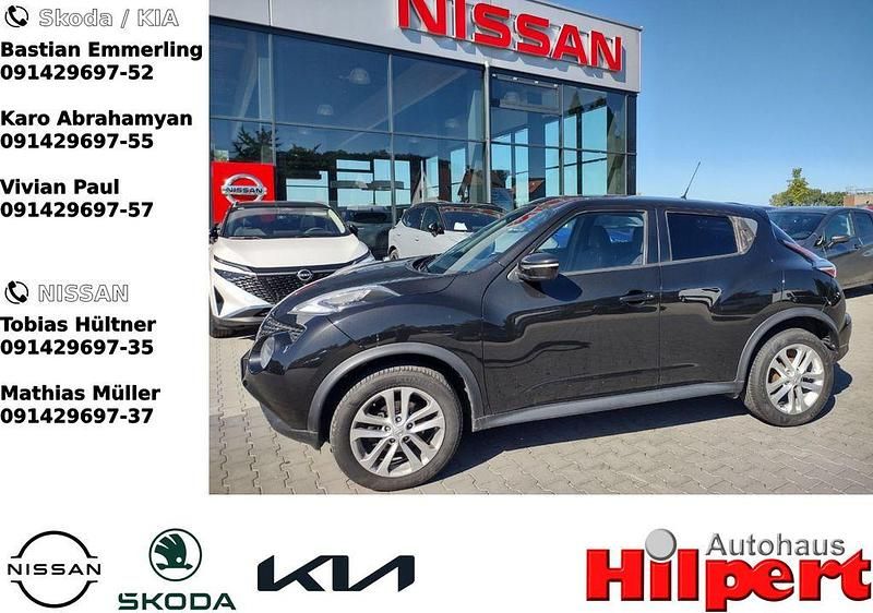 Black (metallic) Gebraucht 2016 Nissan Juke Acenta SUV | 10.890 € (Fairer Preis) - Bild 1/4