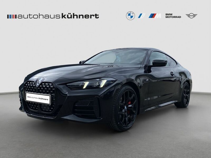 Black sapphire metallic Neu 2025 BMW 430 M Sport Coupé | 79.610 € - Bild 1/4