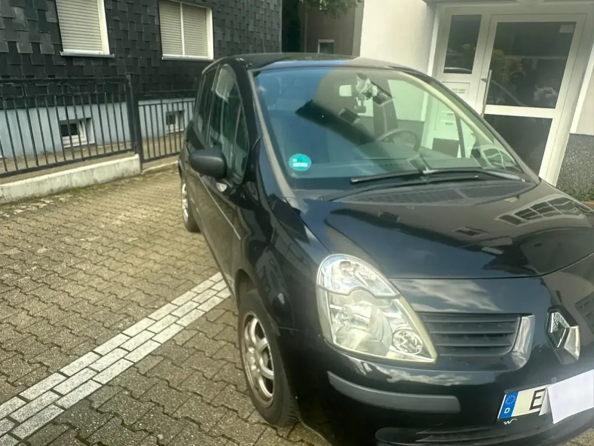 Gebraucht Renault Modus 75 PS (55 kW) 2007 Schwarz Van / Kleinbus