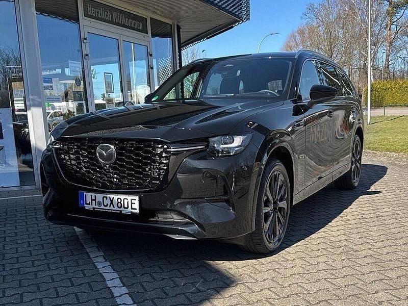 Schwarz Gebraucht 2024 Mazda CX-80 Homura-Line SUV | 52.880 € (Fairer Preis) - Bild 1/4