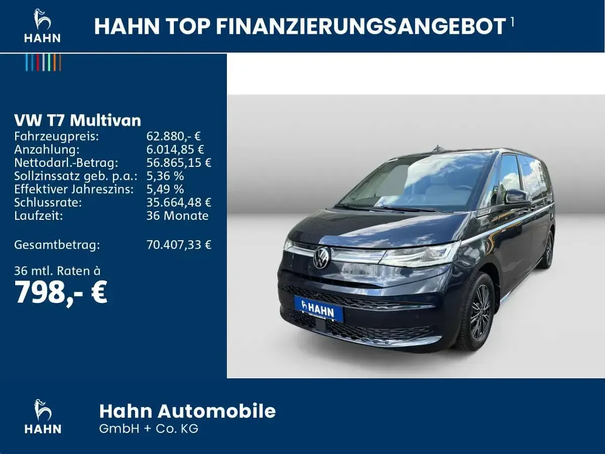 Gebraucht VW Multivan Style 245 PS (180 kW) 2025 Blau Van / Kleinbus