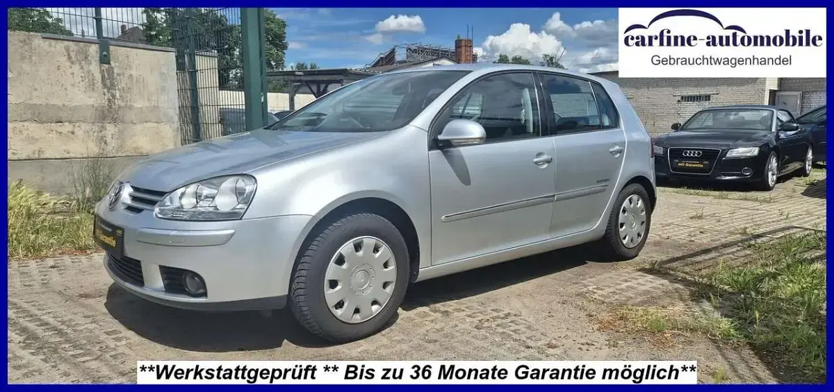 Gebraucht VW Golf V Edition 80 PS (58 kW) 2008 Silber Kleinwagen