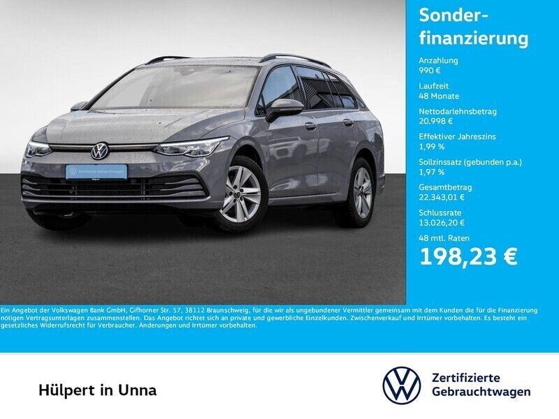 Mondsteingrau Gebraucht 2024 VW Golf VIII Life Kombi | 21.988 € (Guter Preis) - Bild 1/4