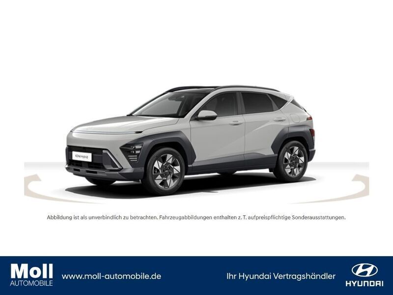 Cyber grey / met Gebraucht 2023 Hyundai Kona Prime SUV | 28.990 € (Fairer Preis) - Bild 1/4