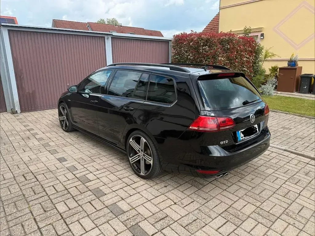 Gebraucht VW Golf VII GTD 184 PS (135 kW) 2015 Schwarz Limousine