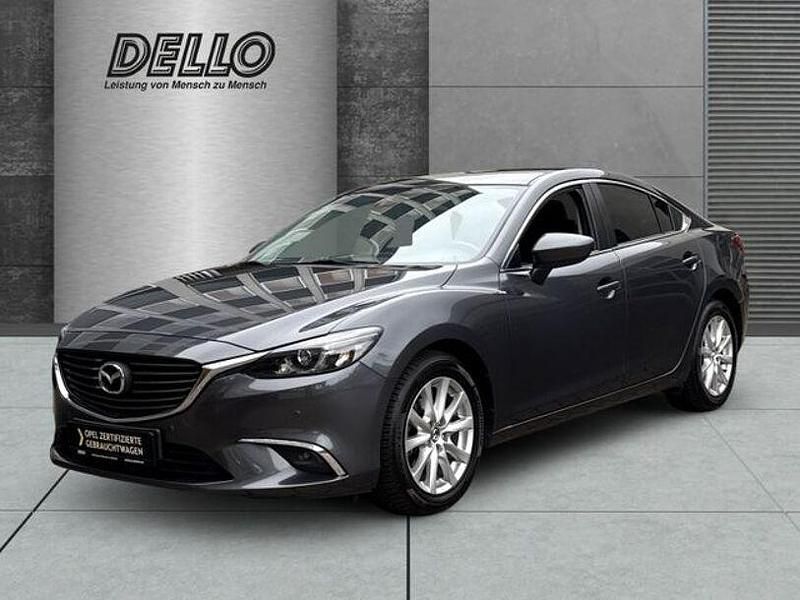 Grau Gebraucht 2016 Mazda 6 Exclusive-Line Limousine | 17.490 € (Etwas zu teuer) - Bild 1/4