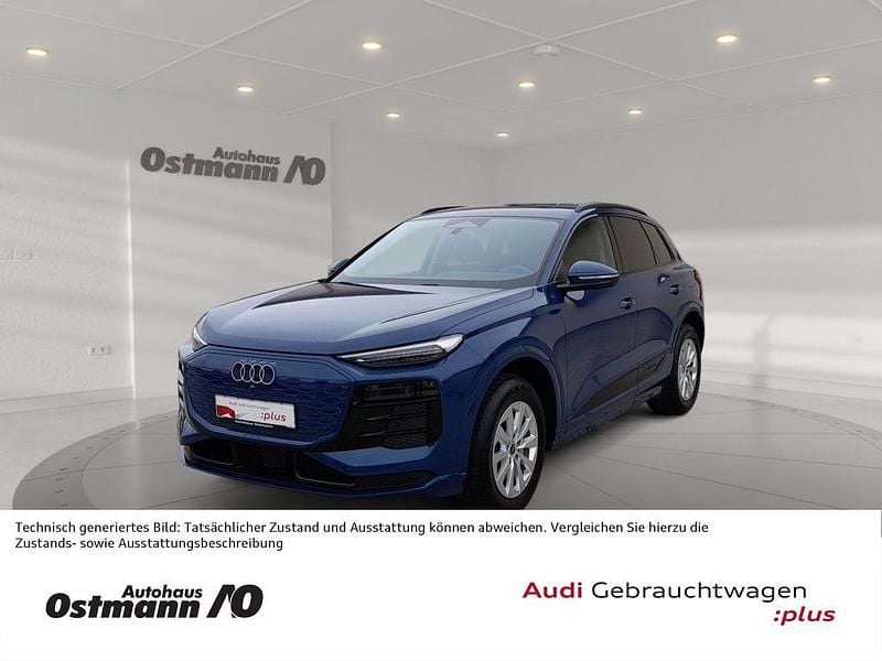 Blau (ascariblau) Gebraucht 2025 Audi Q6 e-tron Ambiente SUV | 58.550 € (Fairer Preis) - Bild 1/4