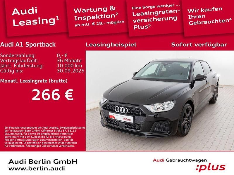 Mythosschwarz metallic Gebraucht 2024 Audi A1 Sportback Advanced Plus Kleinwagen | 24.900 € (Fairer Preis) - Bild 1/3