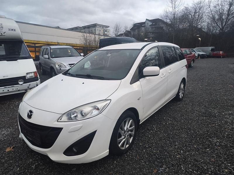 Gebraucht Mazda 5 Center-Line 150 PS (110 kW) 2011 Weiß Van / Kleinbus