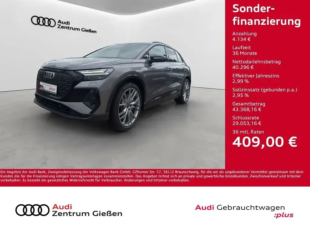 Gebraucht Audi Q4 e-tron S-Line 150 kW (204 PS) 2025 Taifungrau metallic SUV