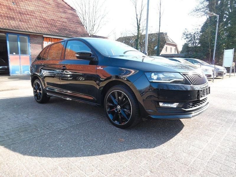 Gebraucht Skoda Rapid Monte Carlo 125 PS (91 kW) 2017 Schwarz Kleinwagen