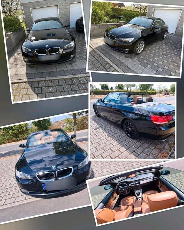 Schwarz Gebraucht 2008 BMW 320 Cabriolet Cabrio | 10.500 € (Guter Preis) - Bild 1/4