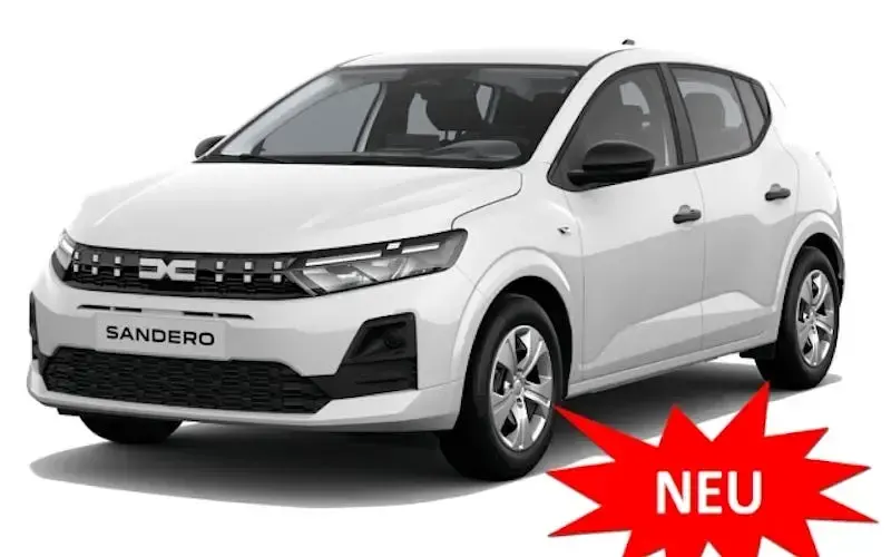 Neu Dacia Sandero Essentiel 101 PS (74 kW) 2026 Weiß Limousine