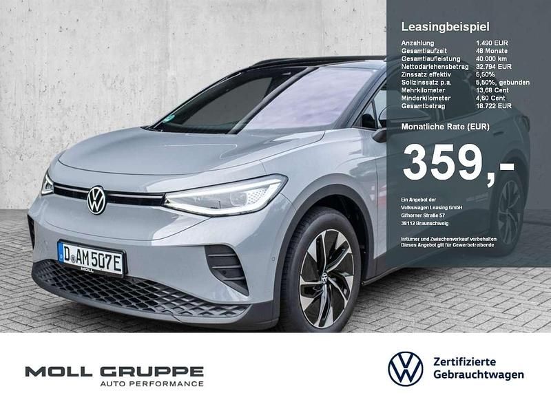 Mondsteingrau / schwarz Gebraucht 2025 VW ID.4 Pure SUV | 45.999 € - Bild 1/4