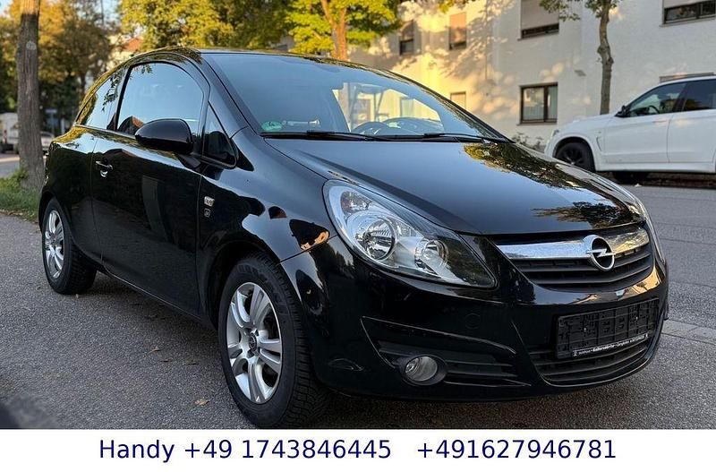 Schwarz Gebraucht 2010 Opel Corsa Edition Kleinwagen | 3.990 € (Teuer) - Bild 1/4