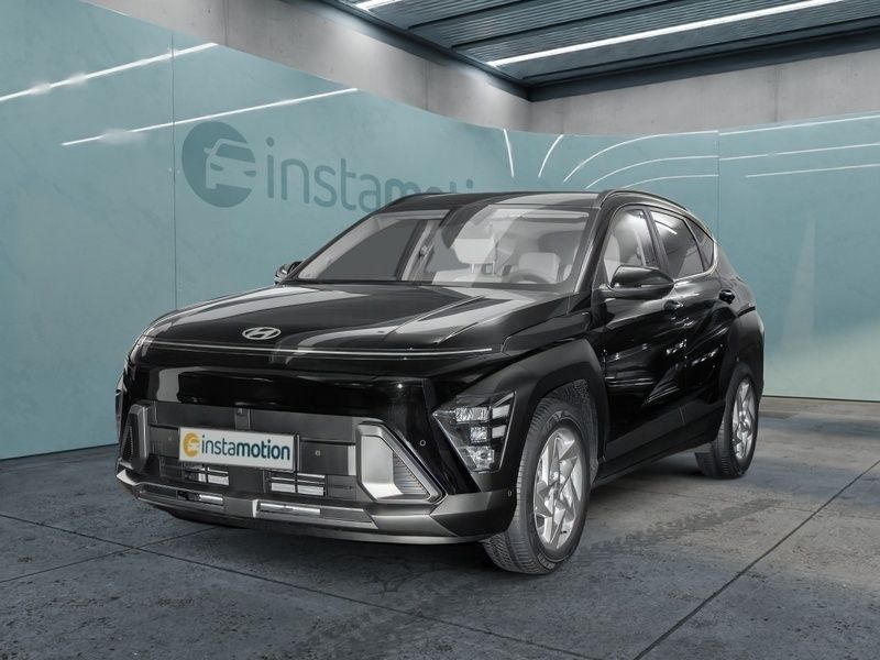 Schwarz Gebraucht 2023 Hyundai Kona Trend SUV | 30.340 € (Teuer) - Bild 1/3