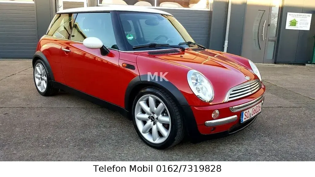 Używany Mini Cooper 116 KM (85 kW) 2003 Czerwony Hatchback