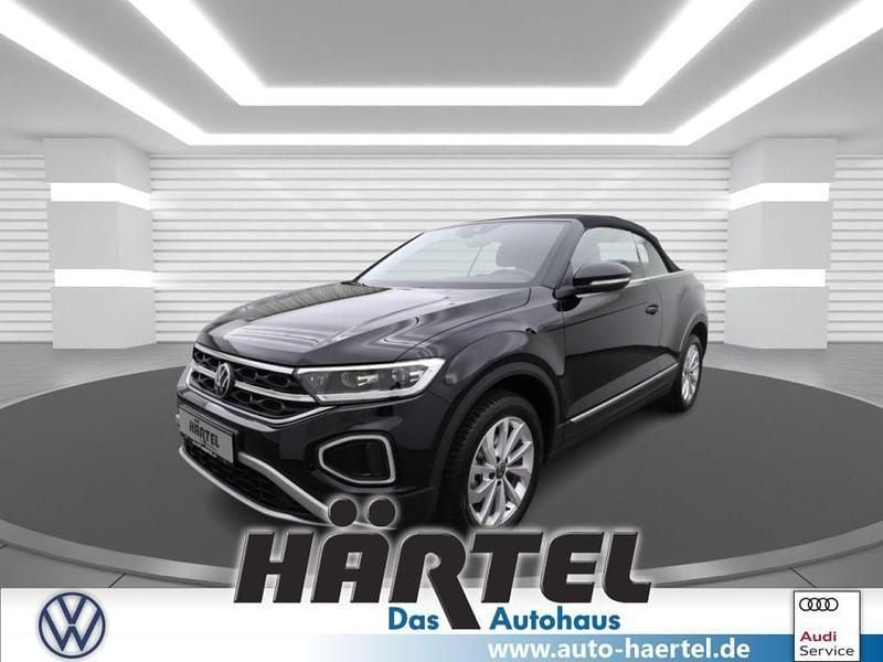Deep black perleffekt, pearl effect Gebraucht 2023 VW T-Roc Cabriolet Style Cabrio | 29.900 € (Guter Preis) - Bild 1/4