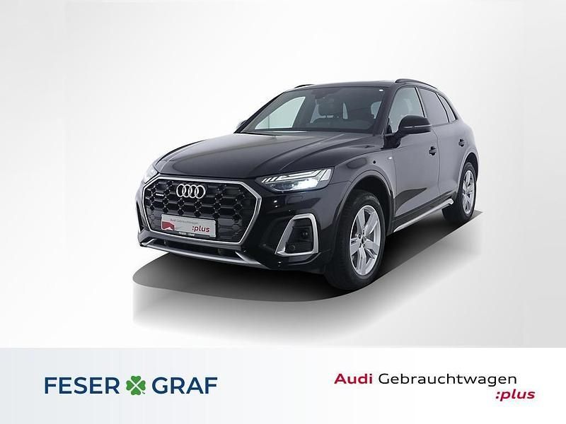 Mythosschwarz metallic Gebraucht 2022 Audi Q5 S-Line SUV | 41.798 € (Fairer Preis) - Bild 1/4